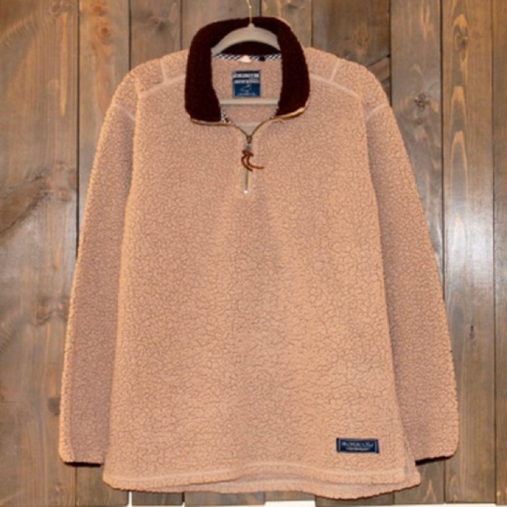 Properly Tied Kensington Tan Fleece Pullover